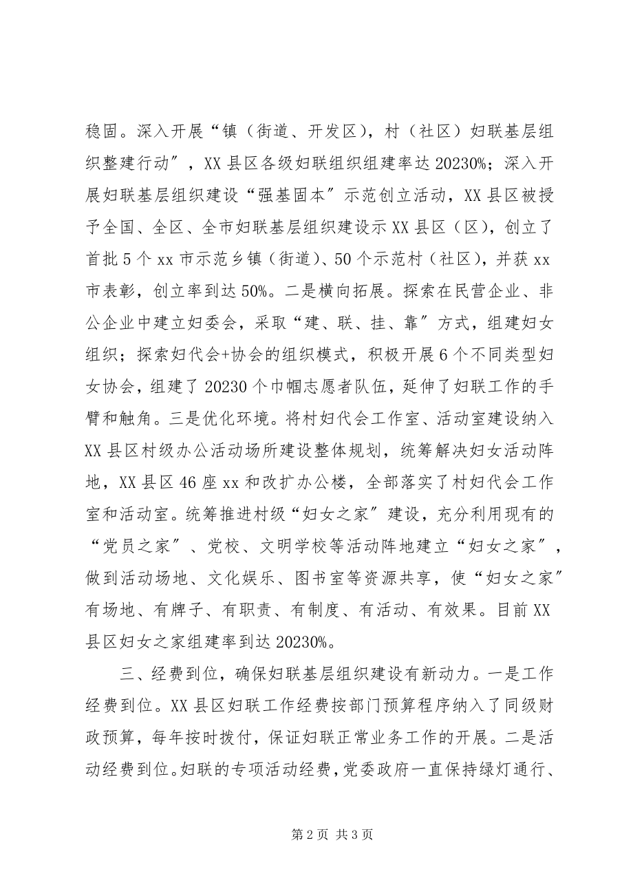 2023年妇联基层组织建设经验材料.docx_第2页