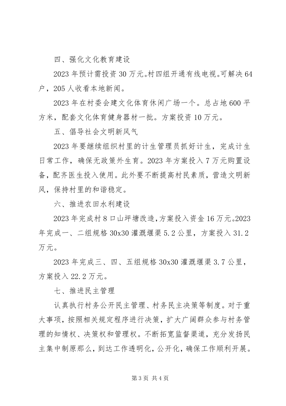 2023年第一书记度工作计划.docx_第3页