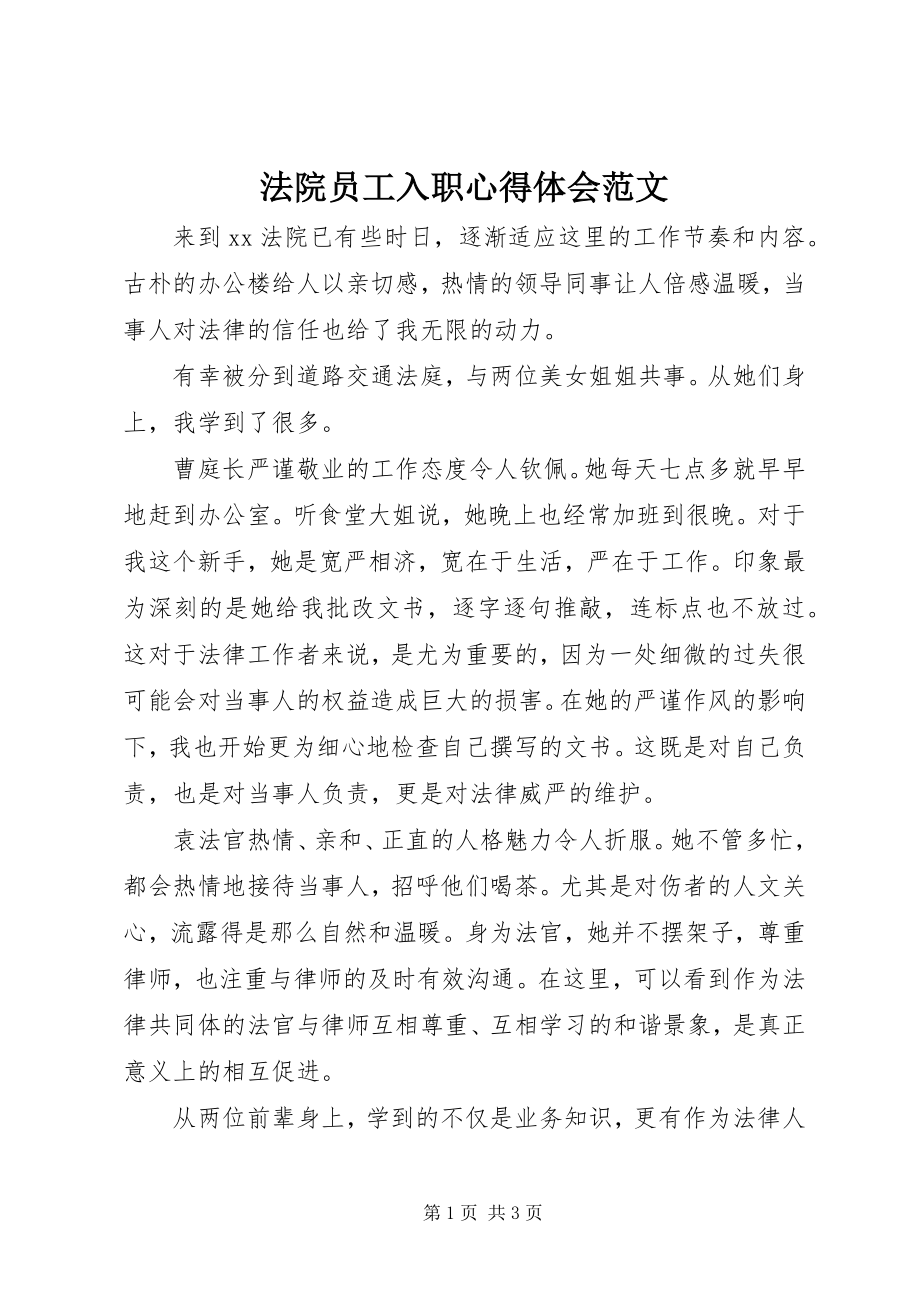 2023年法院员工入职心得体会.docx_第1页