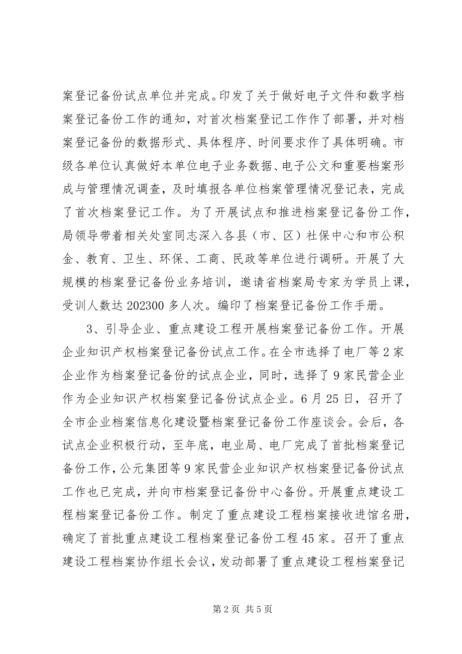 2023年档案机关全工作总结.docx_第2页