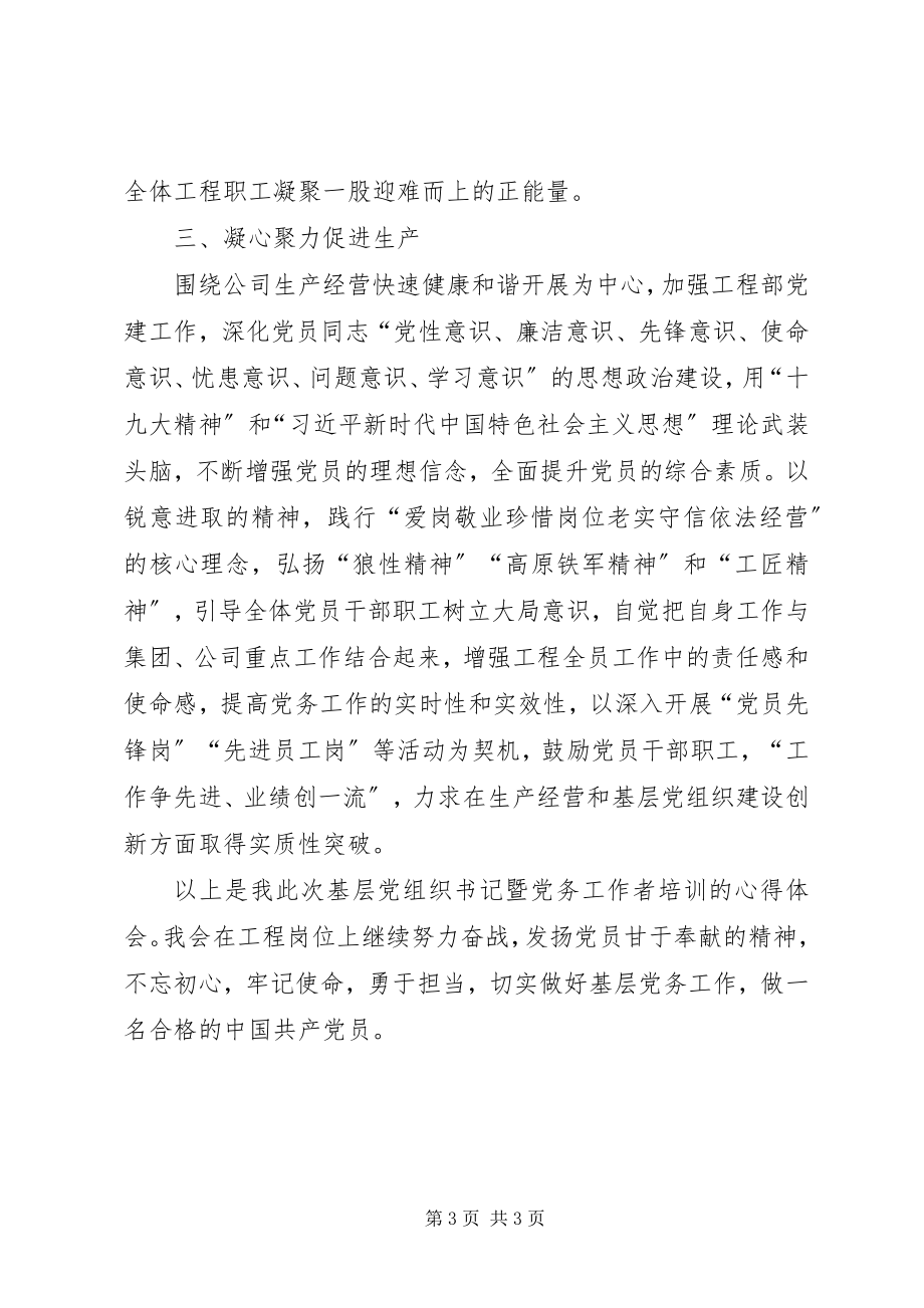 2023年基层党组织书记暨党务工作者培训心得体会.docx_第3页