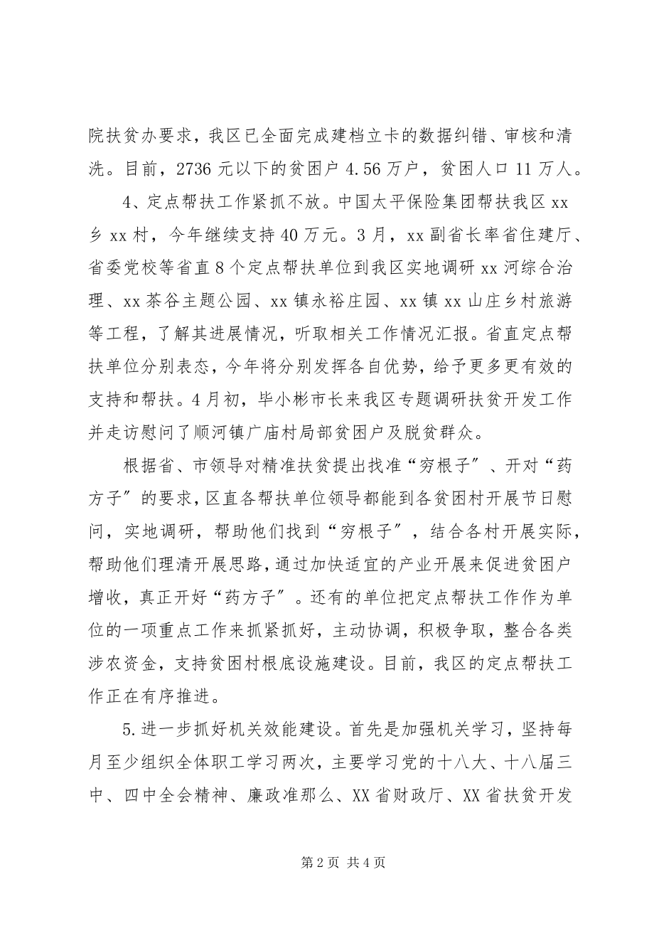 2023年区扶贫办上半年工作总结和下半年工作打算.docx_第2页