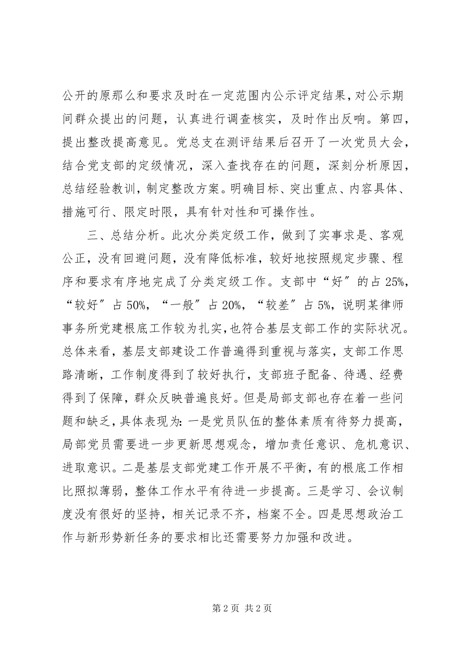 2023年律师事务所党基层党组织分类定级工作情况汇报.docx_第2页