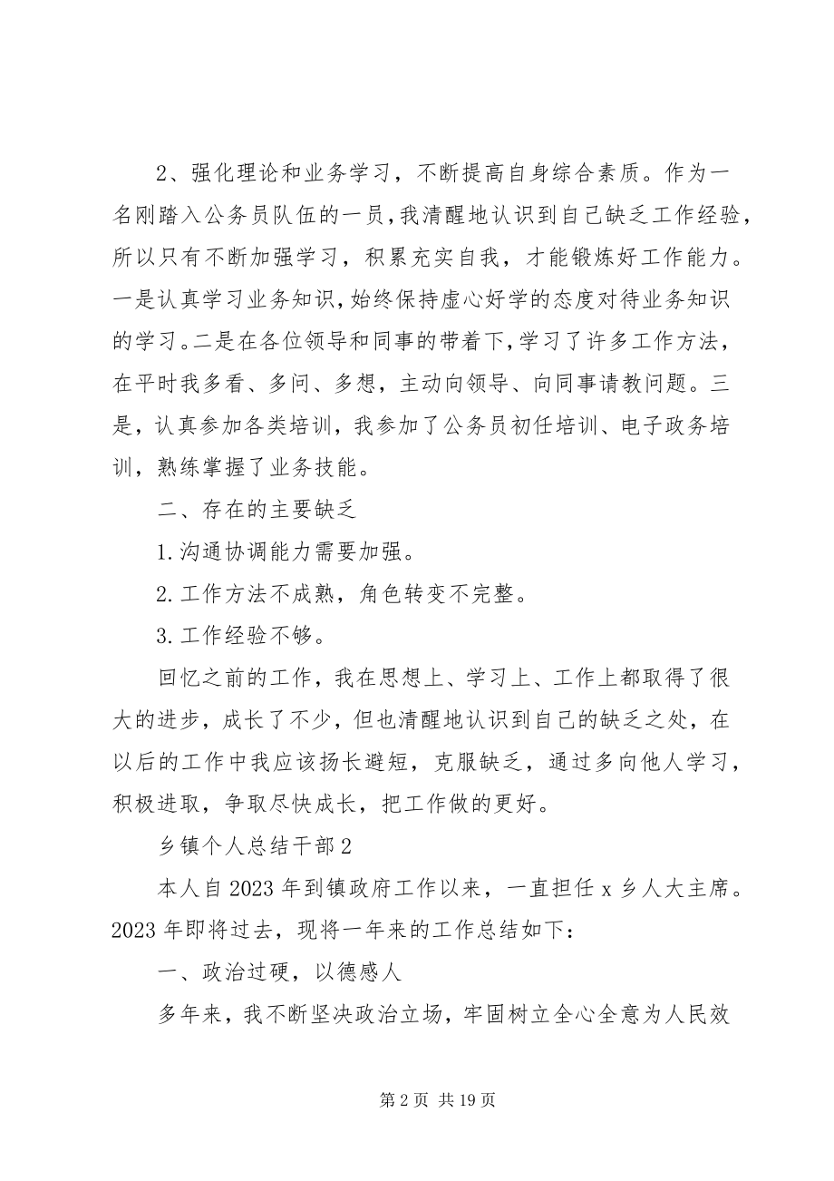 2023年乡镇个人总结干部.docx_第2页