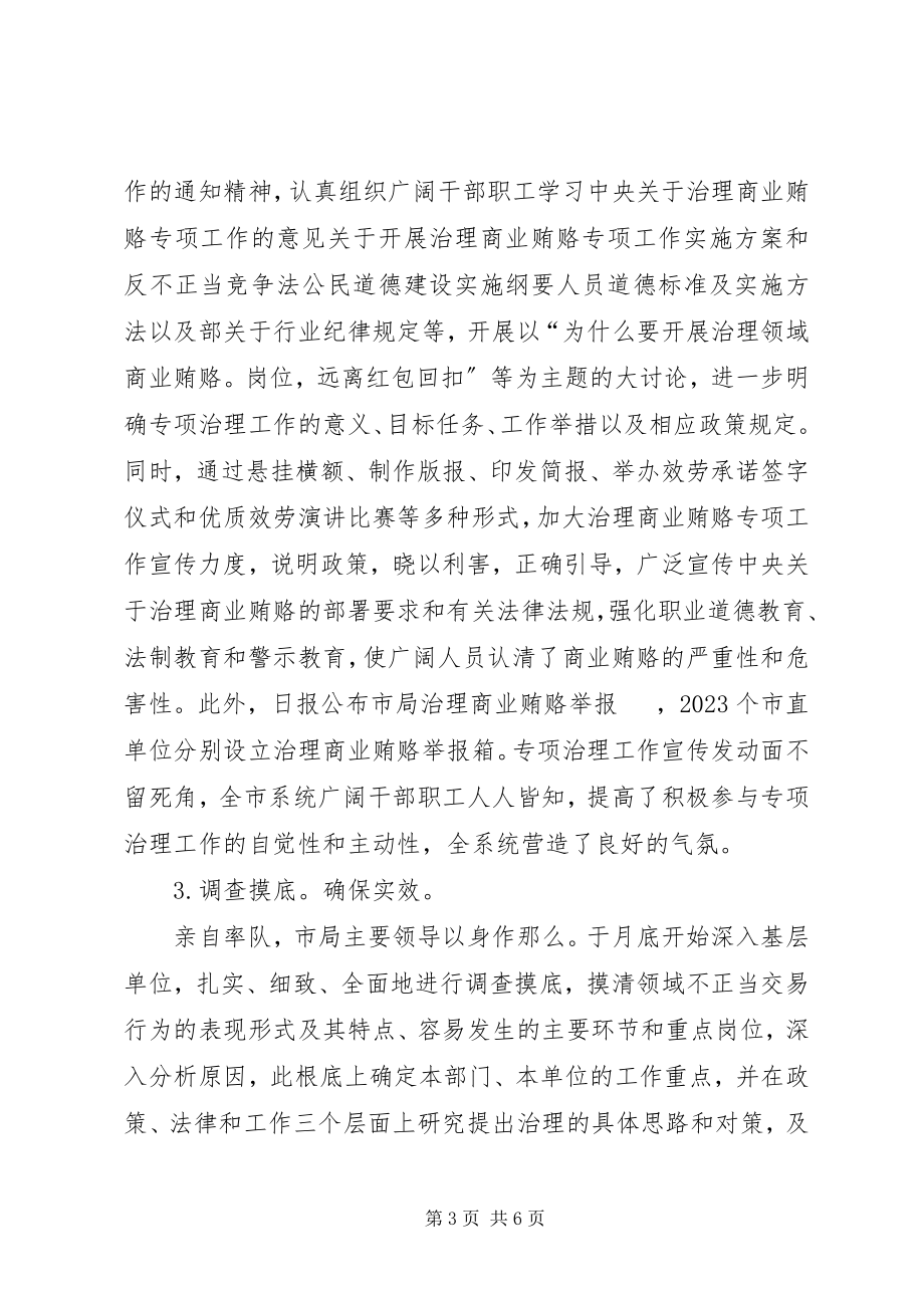 2023年医院整顿商业行贿工作小结.docx_第3页