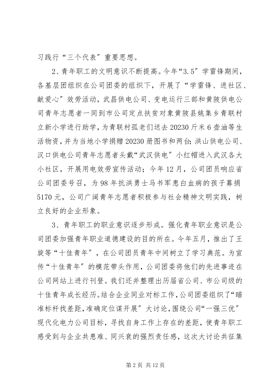 2023年供电公司团委工作总结和工作要点.docx_第2页