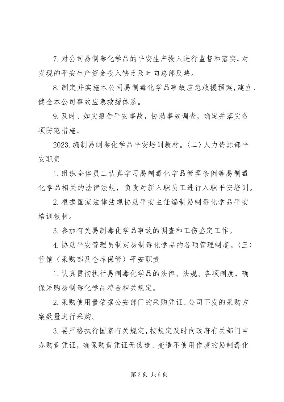 2023年易制毒化学品安全责任制.docx_第2页