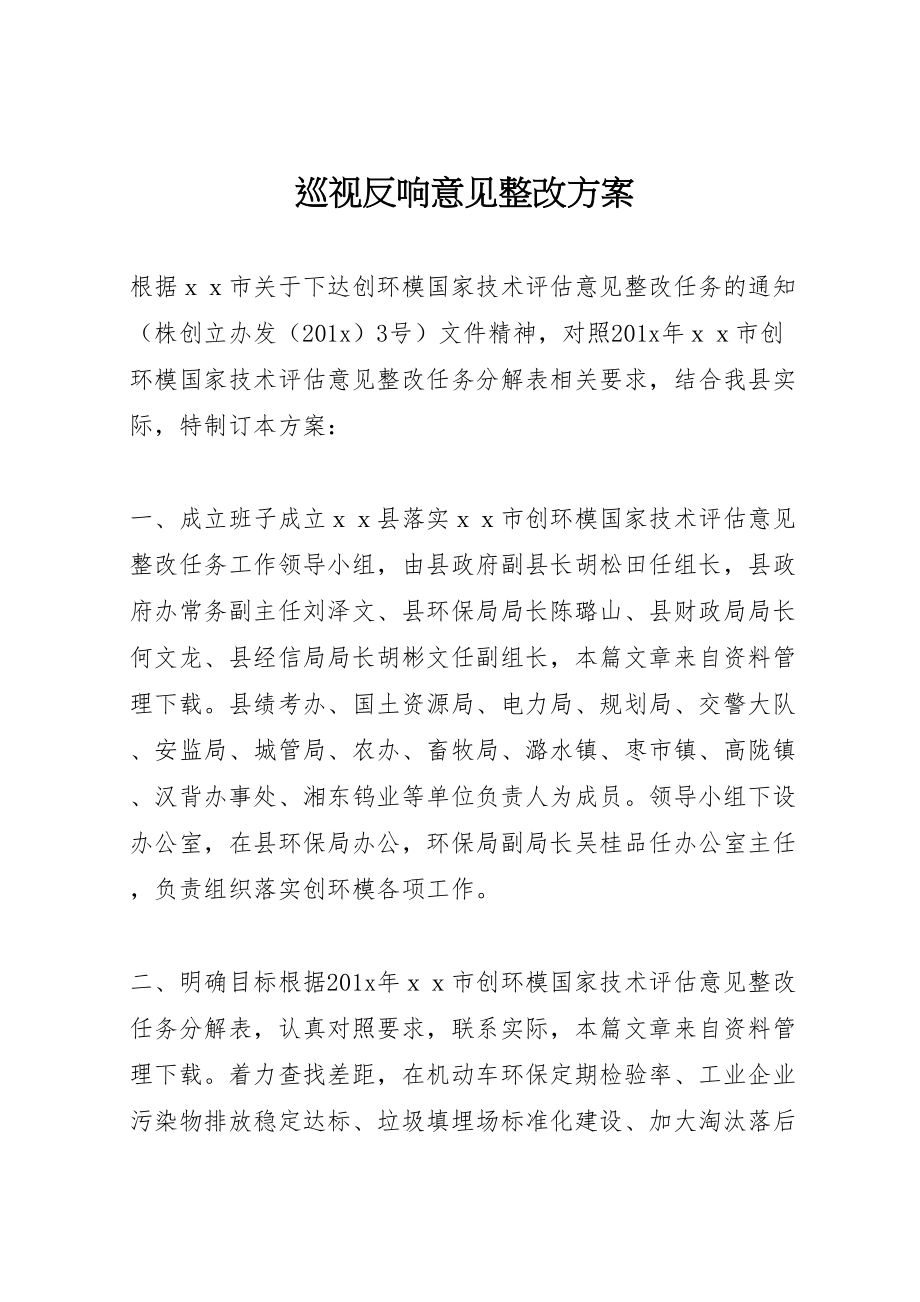 2023年巡视反馈意见整改方案.doc_第1页