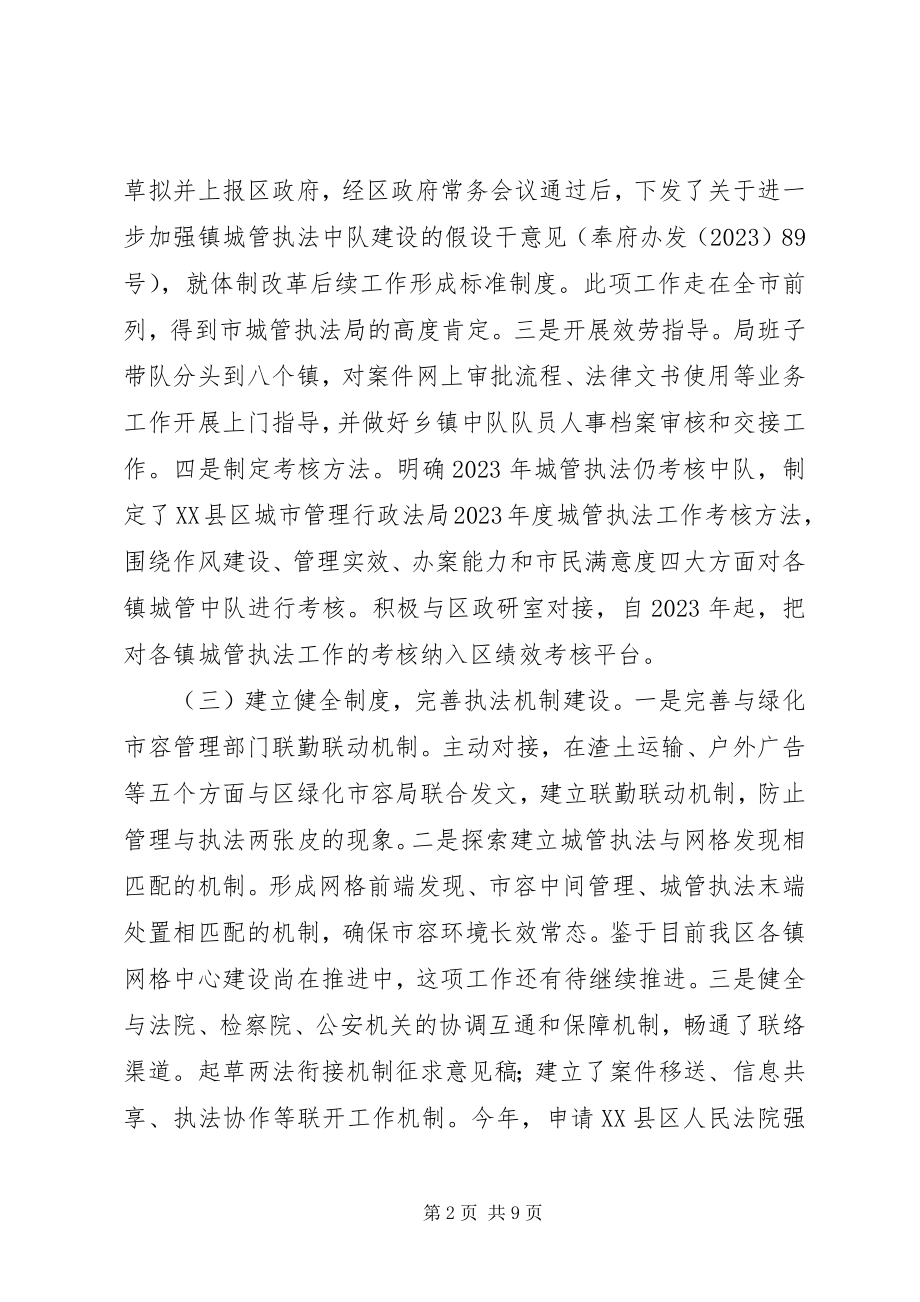 2023年区城市管理行政执法局工作总结.docx_第2页