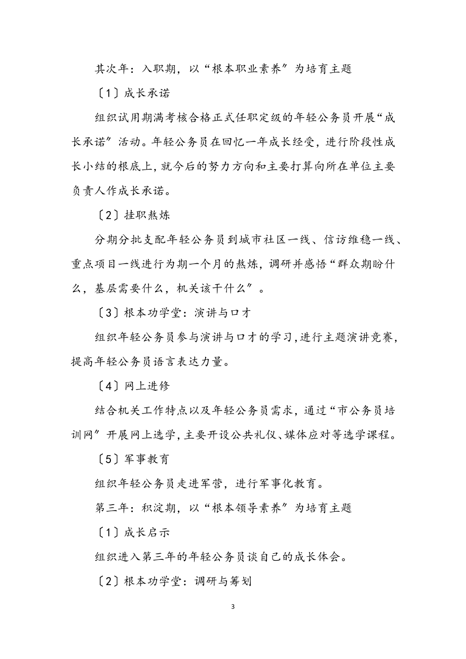 2023年轻公务员成长计划实施方案.docx_第3页