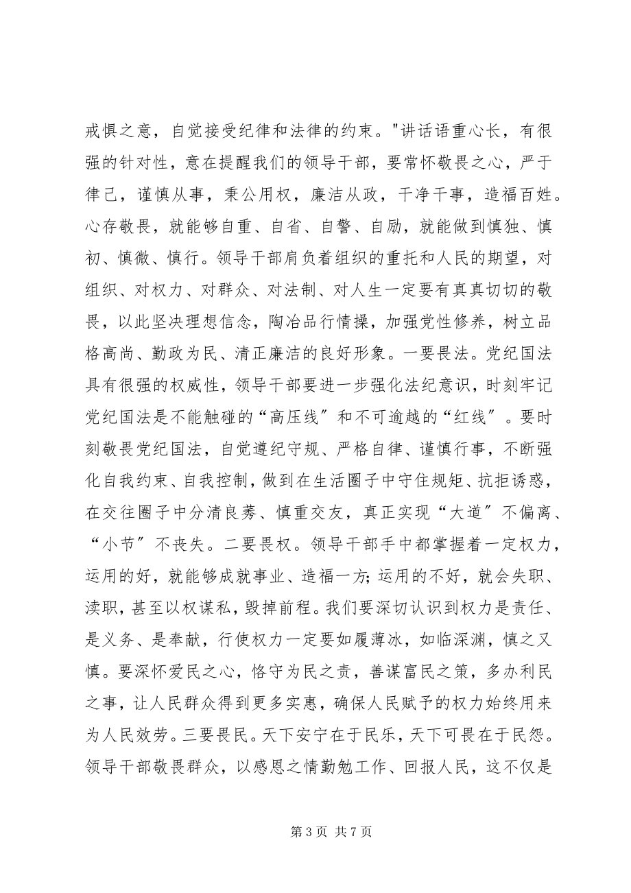 2023年在集体廉政谈话会的致辞.docx_第3页