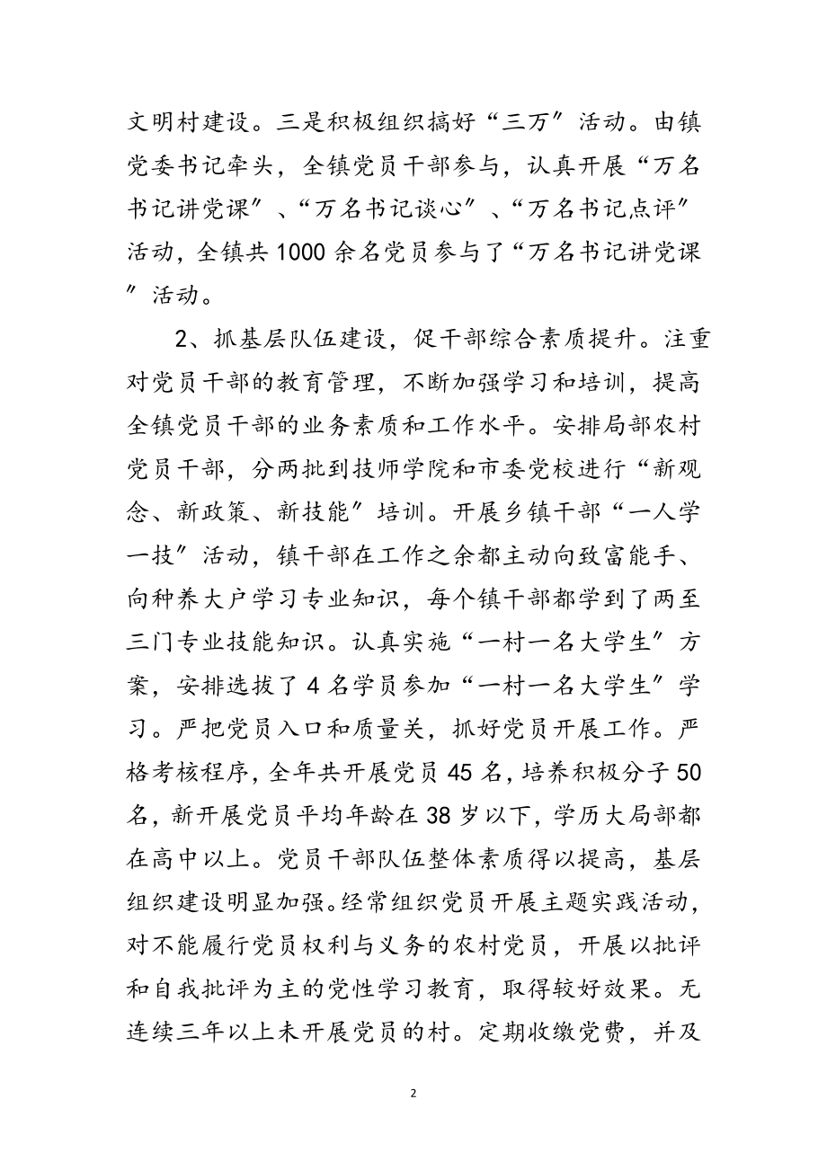 2023年年乡镇组织建设工作总结范文.doc_第2页