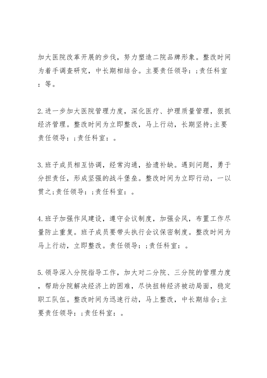 2023年医院整改方案关于医院整改方案新编.doc_第2页