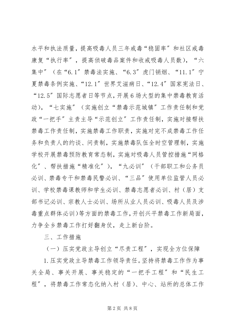 2023年XX乡禁毒工作计划新编.docx_第2页