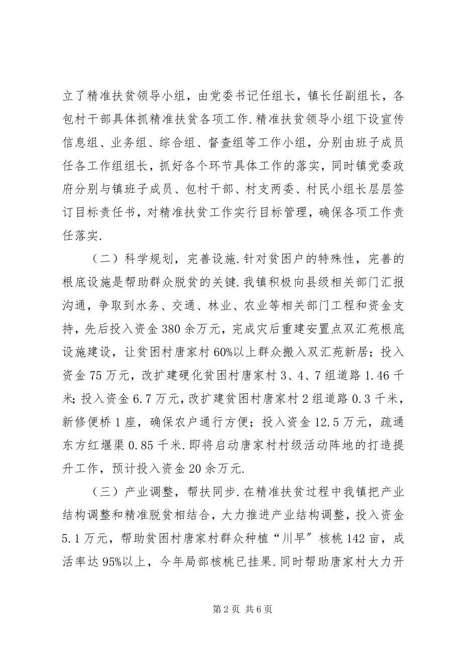 2023年精准扶贫工作汇报【严道镇精准扶贫工作汇报】.docx_第2页