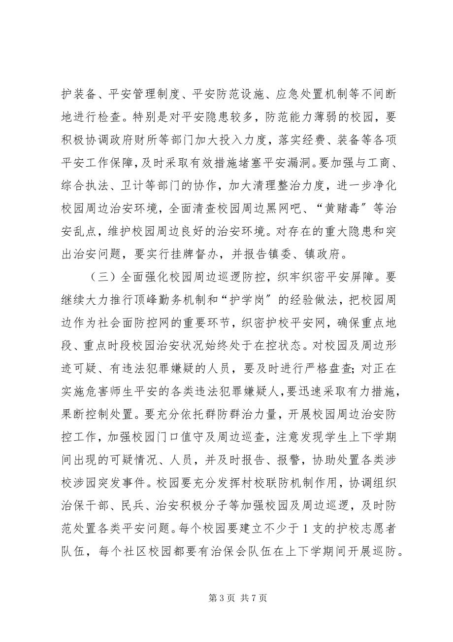 2023年乡镇年度校园安全行动方案.docx_第3页