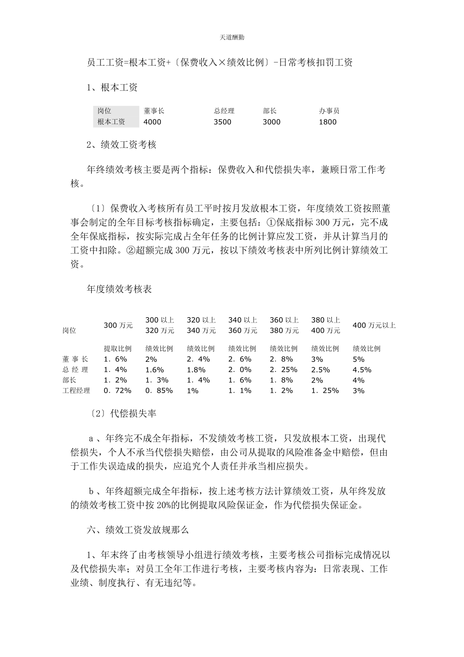 2023年担保有限公司绩效考核实施办法修正案范文.docx_第2页