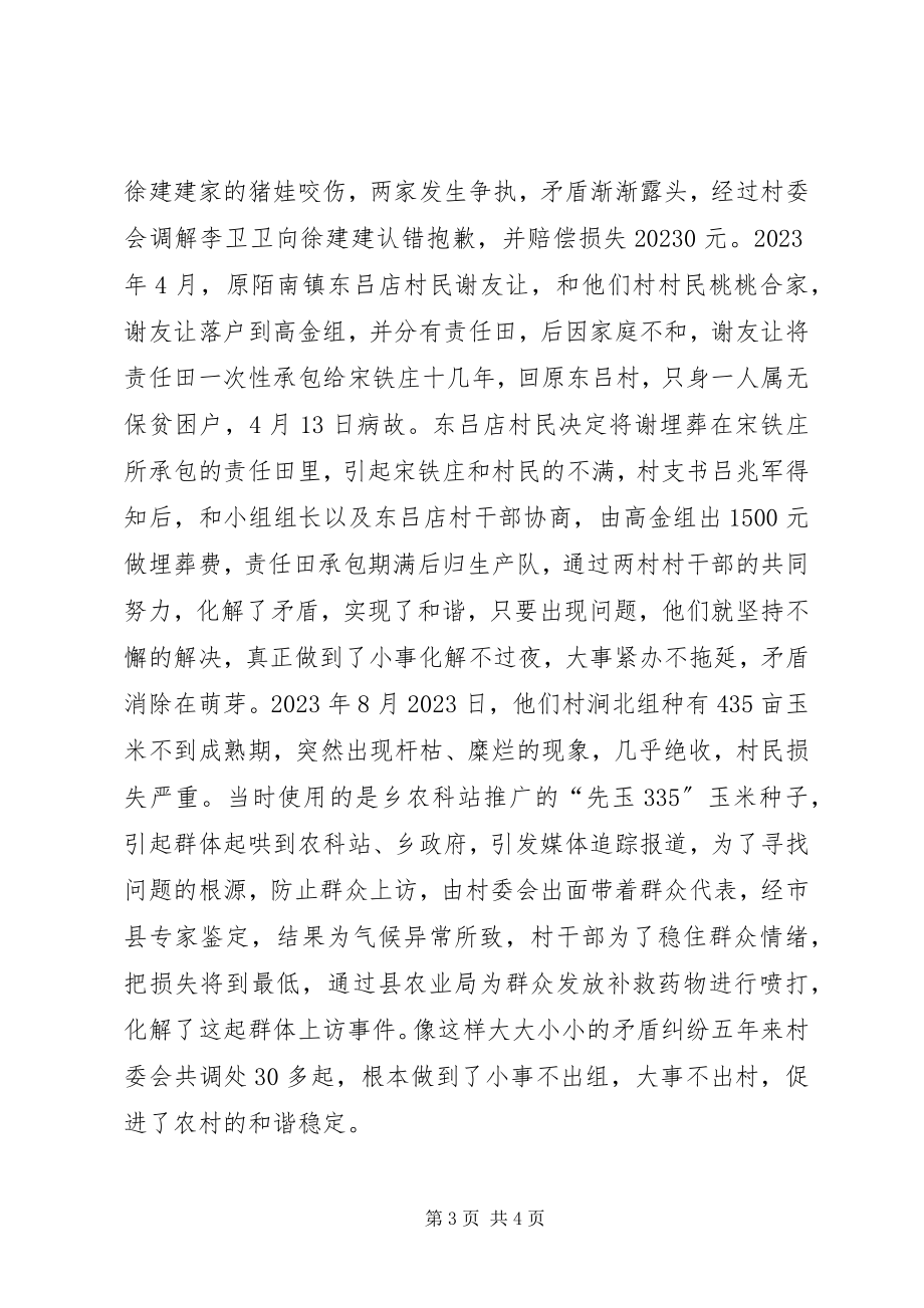 2023年南卫乡高金联村综治工作经验总结.docx_第3页