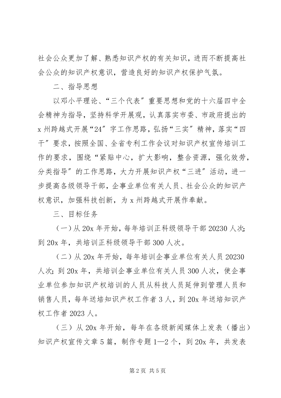 2023年科技局知识产权活动工作意见.docx_第2页