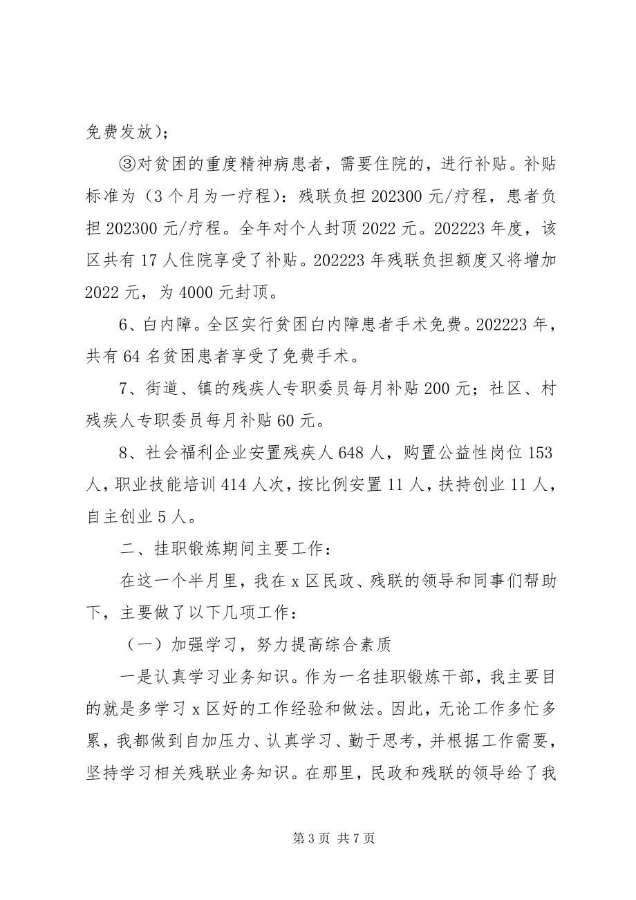 2023年残联副理事长挂职学习心得体会新编.docx_第3页