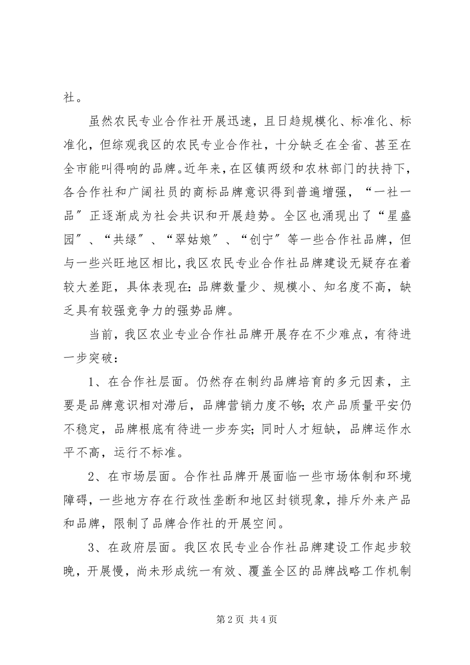 2023年加强农民专业合作社品牌意识的思考.docx_第2页