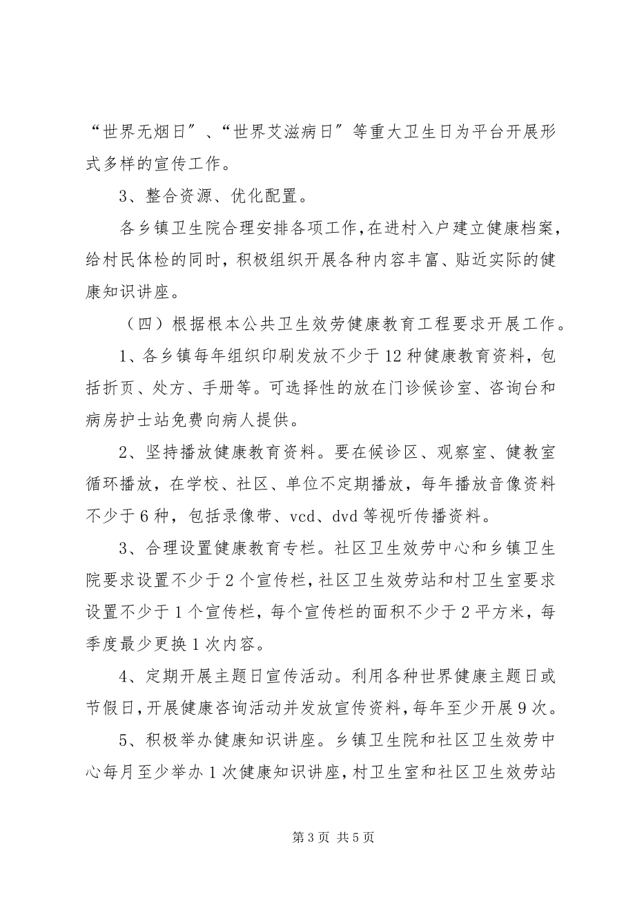 2023年疾控中心健康教育工作计划经典.docx_第3页