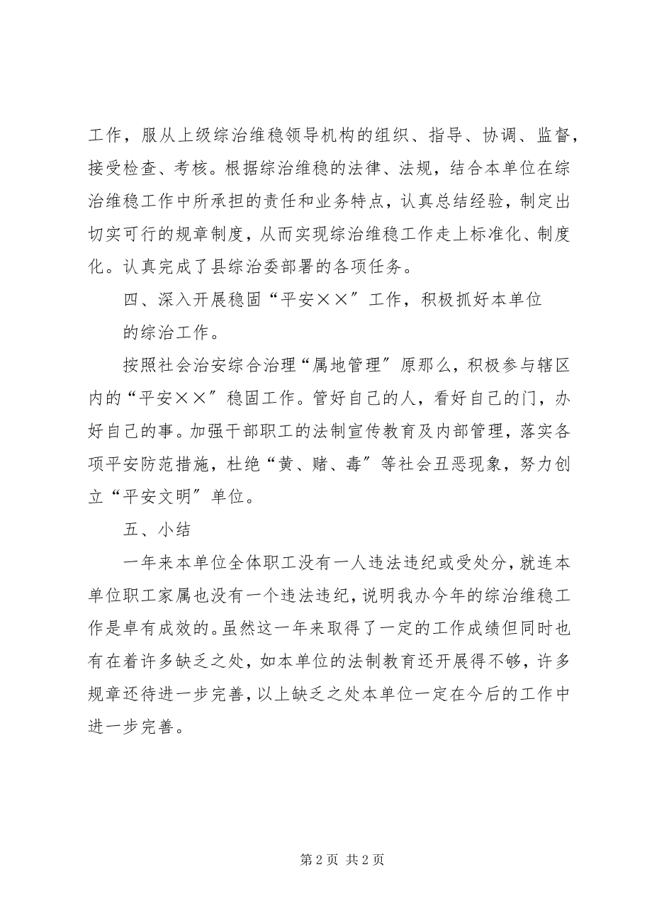 2023年扶贫办综治维稳工作总结.docx_第2页