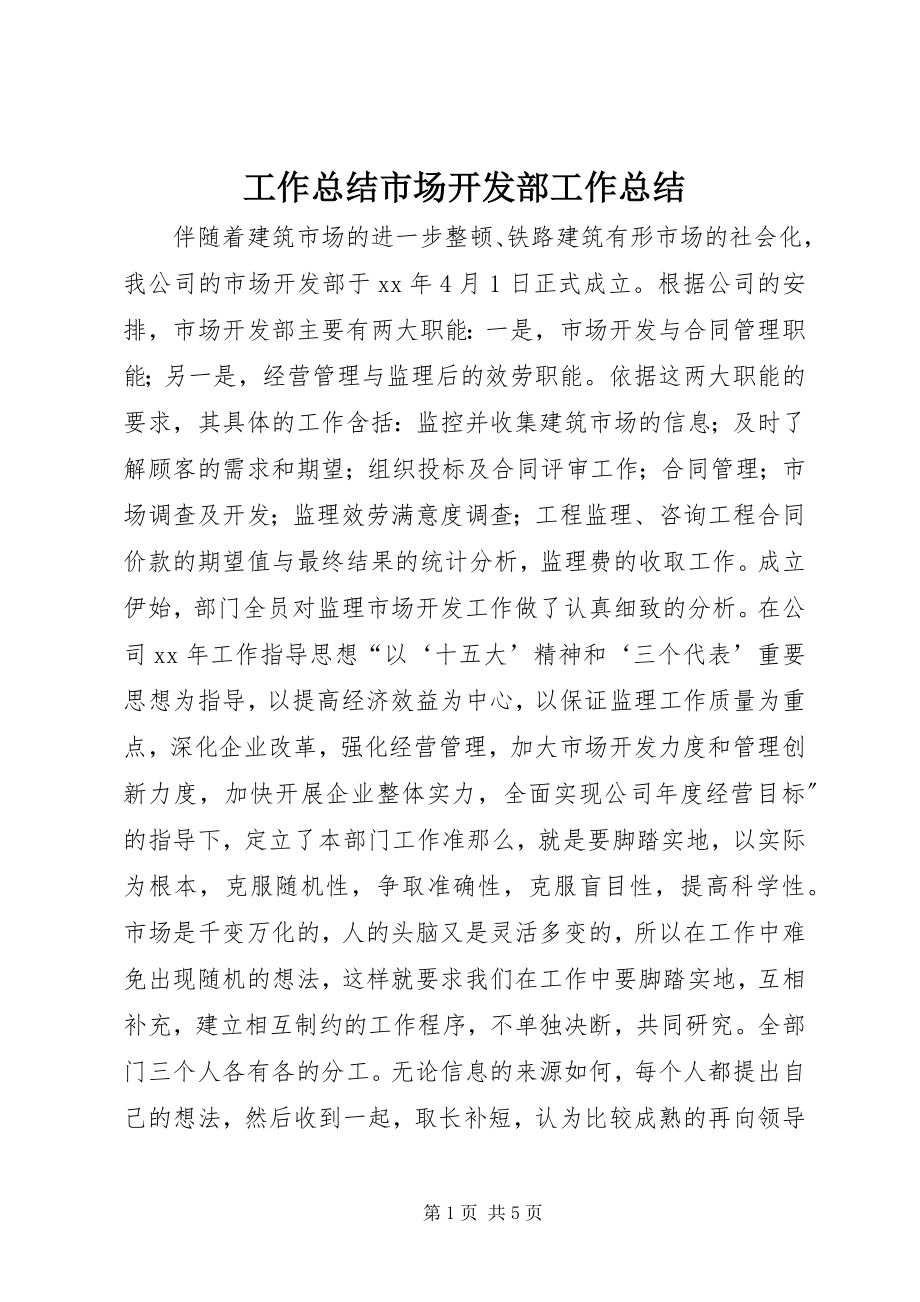 2023年工作总结市场开发部工作总结.docx_第1页