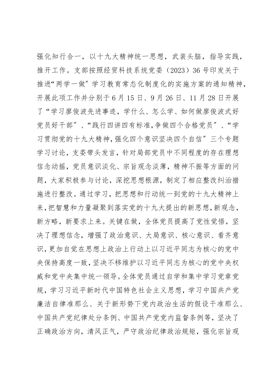 2023年定点屠宰我公司党支部某年工作总结新编.docx_第2页