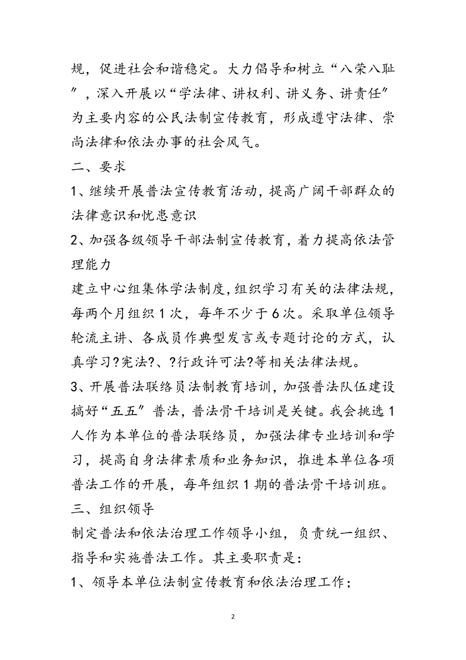 2023年县残联普法依法治理工作计划范文.doc_第2页