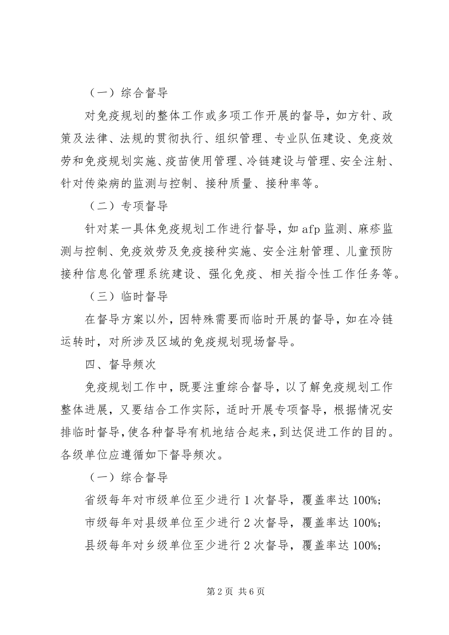 2023年XX省免疫规划督导工作指导意见五篇.docx_第2页