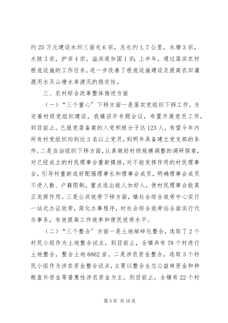 2023年乡镇半年工作总结和工作计划思路.docx_第3页