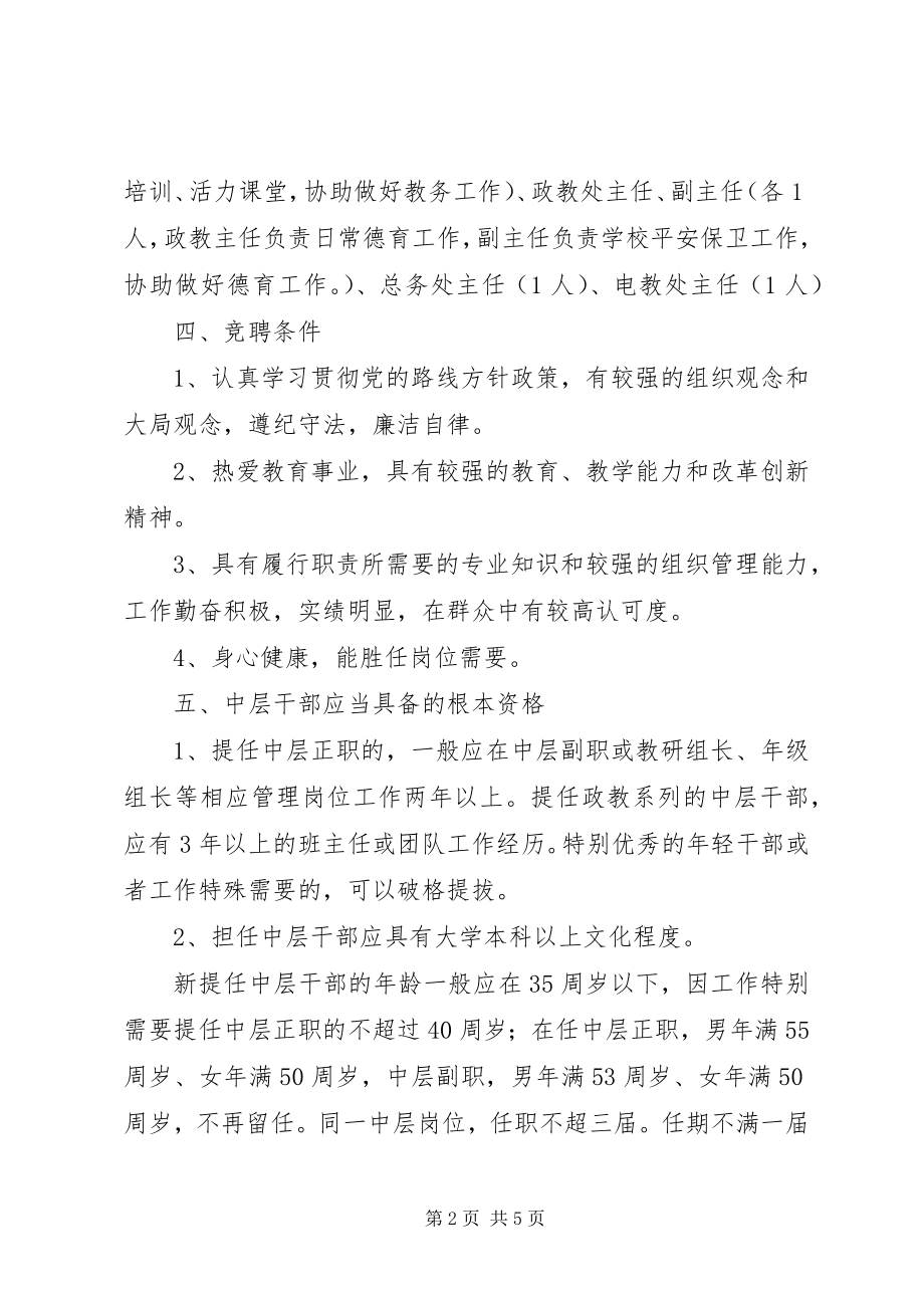 2023年墅导中学中层干部竞聘实施方案.docx_第2页