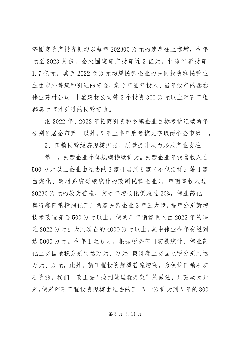 2023年镇办事处民营经济工作汇报.docx_第3页