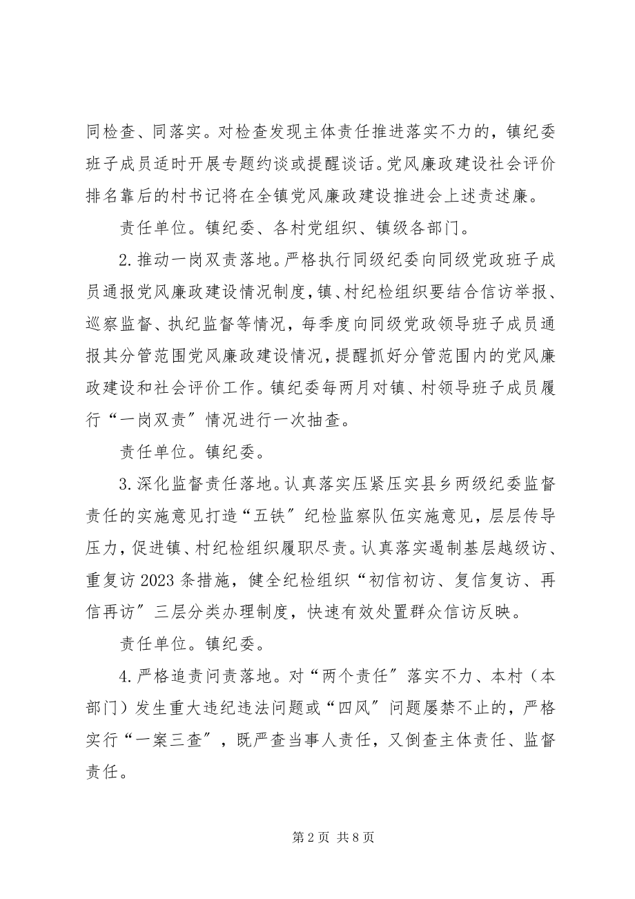 2023年进一步加强党风廉政建设提高群众满意度的实施方案.docx_第2页