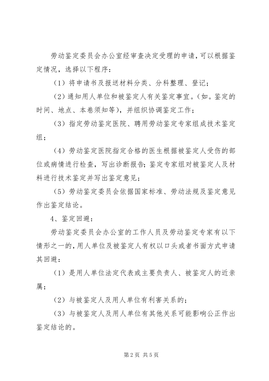 2023年XX省劳动能力鉴定程序新编.docx_第2页