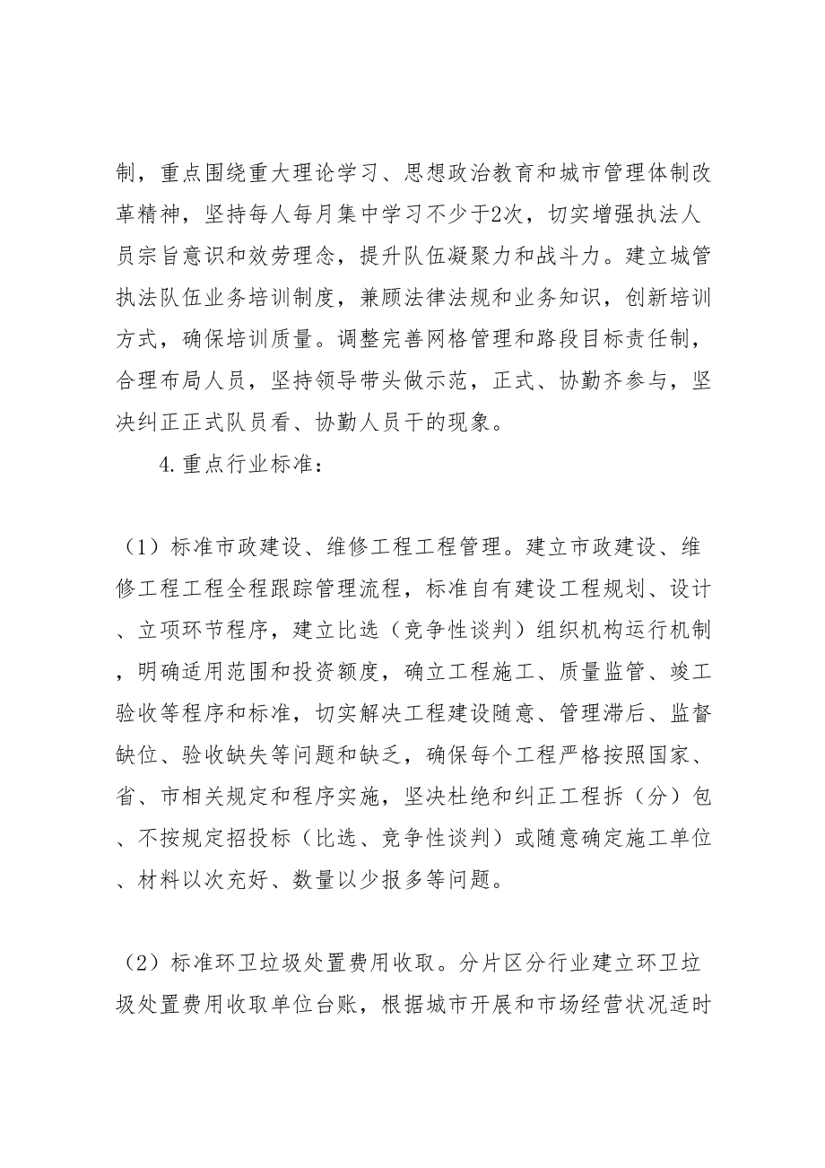 2023年城管执法局强基础转作风树形象专项行动方案 .doc_第3页