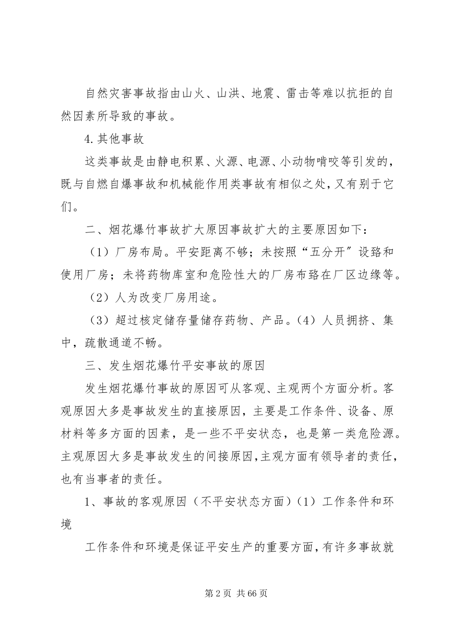 2023年烟花爆竹生产安全事故的预防及应急救援.docx_第2页