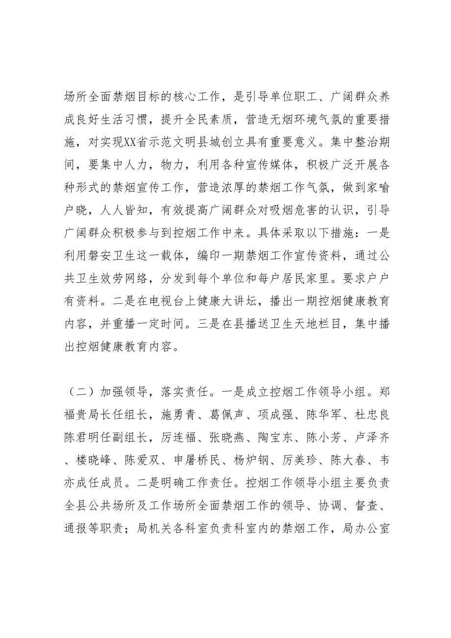 2023年全面禁烟集中专项整治工作实施方案.doc_第2页