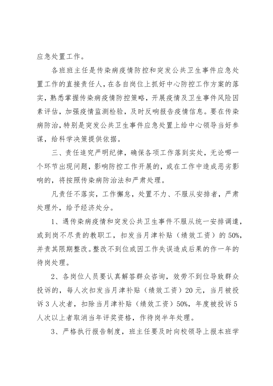 2023年传染病疫情防控工作责任及责任追究制度3篇.docx_第2页