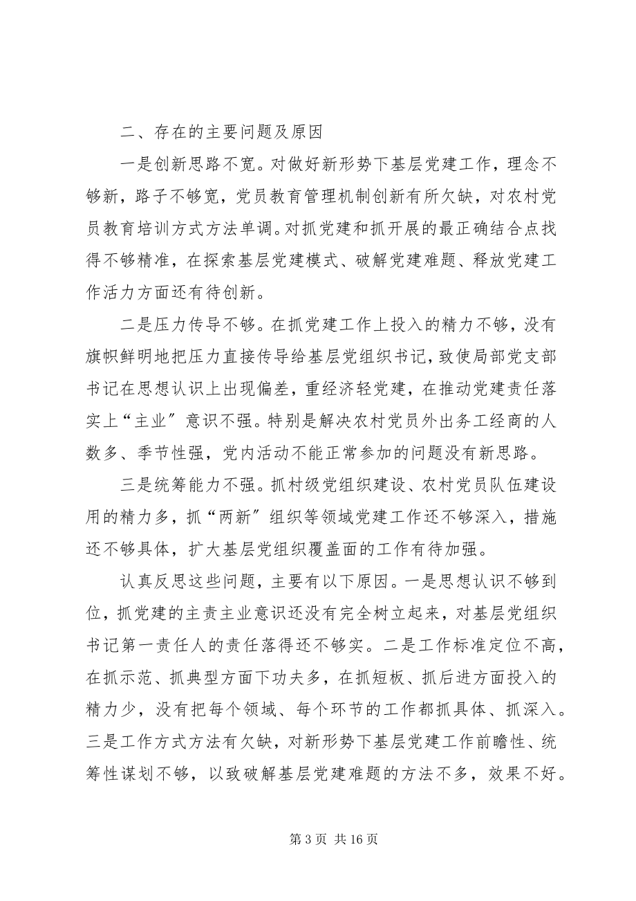 2023年支部书记抓党建述职五篇.docx_第3页