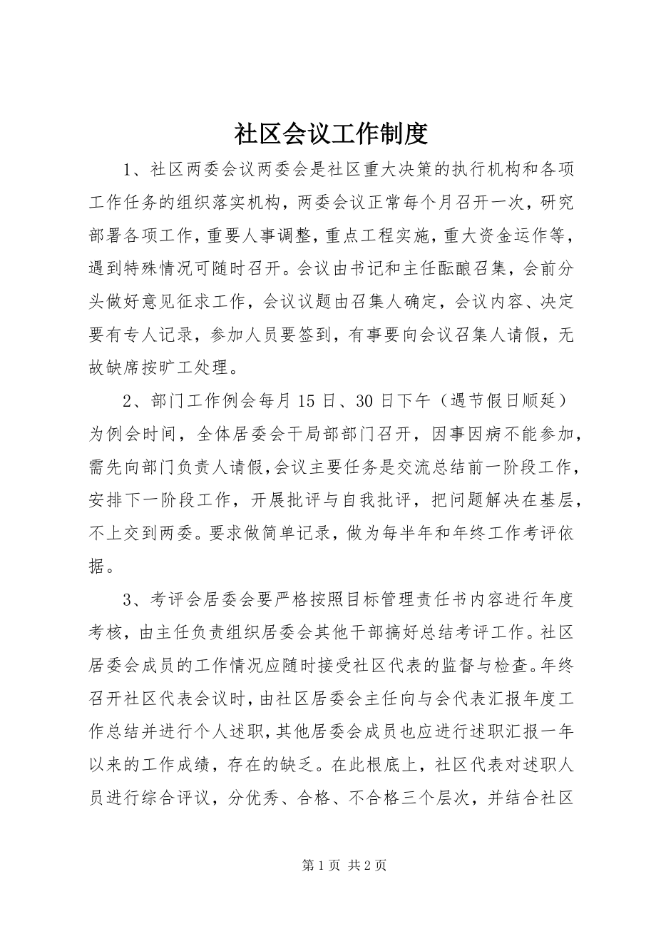 2023年社区会议工作制度.docx_第1页