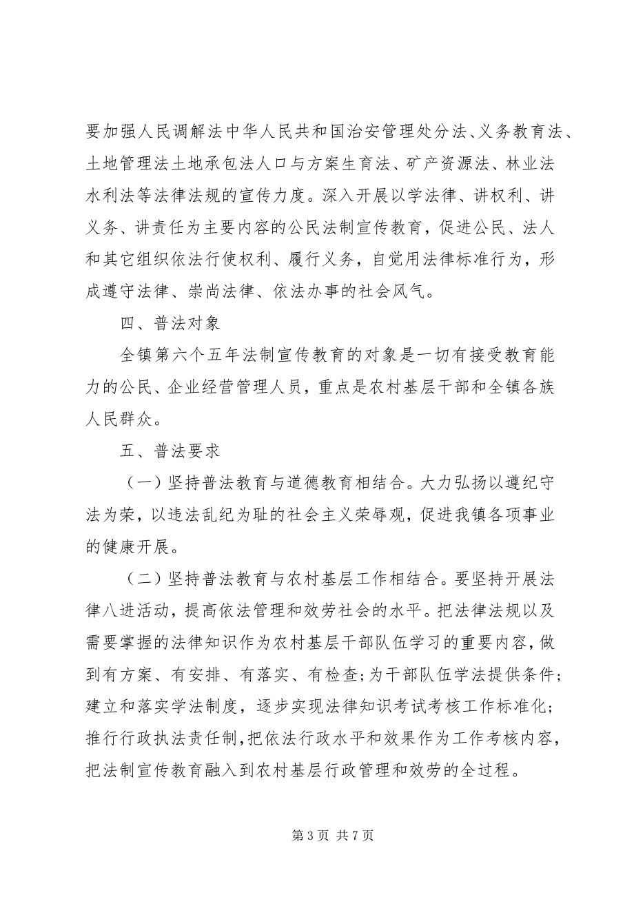 2023年乡镇六五普法工作计划.docx_第3页