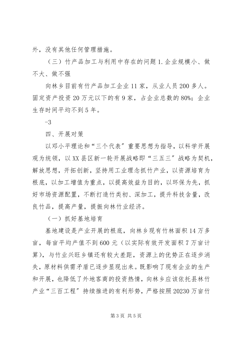 2023年XX县区竹产业发展对策新编.docx_第3页