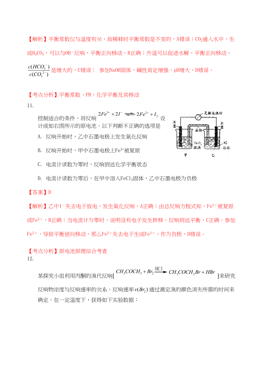 2023年高考试题理综化学部分（福建卷）解析版高中化学2.docx_第3页