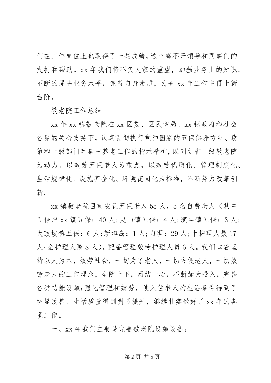 2023年敬老院工作总结.docx_第2页