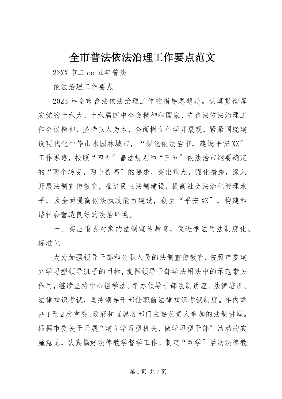 2023年全市普法依法治理工作要点2.docx_第1页