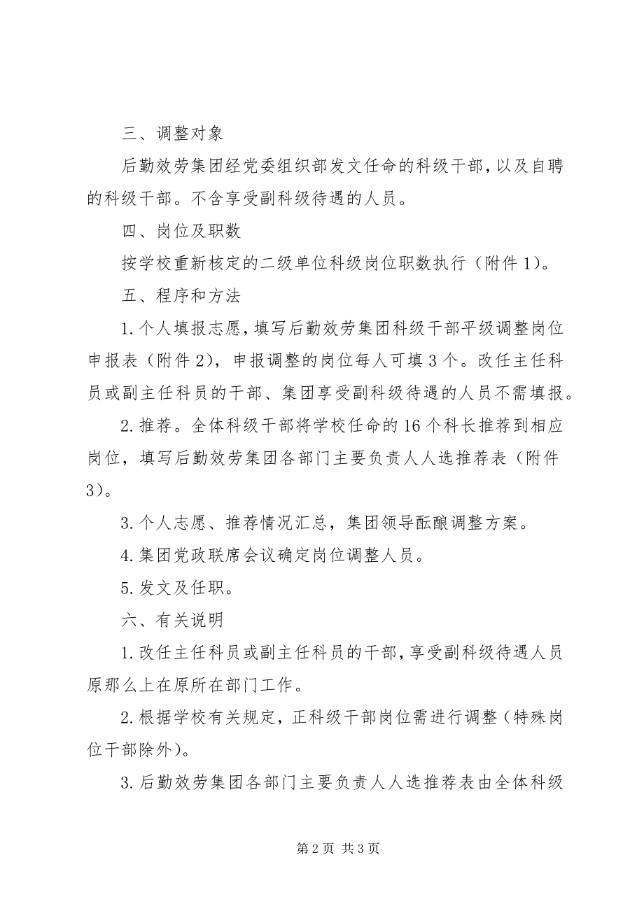 2023年江长大学科级干部岗位调整工作实施方案.docx_第2页