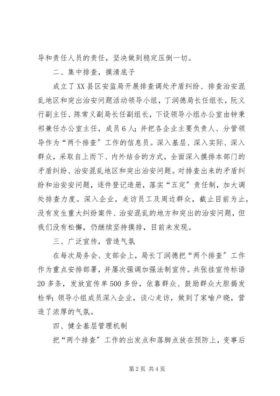 2023年安监局两个排查总结新编.docx_第2页