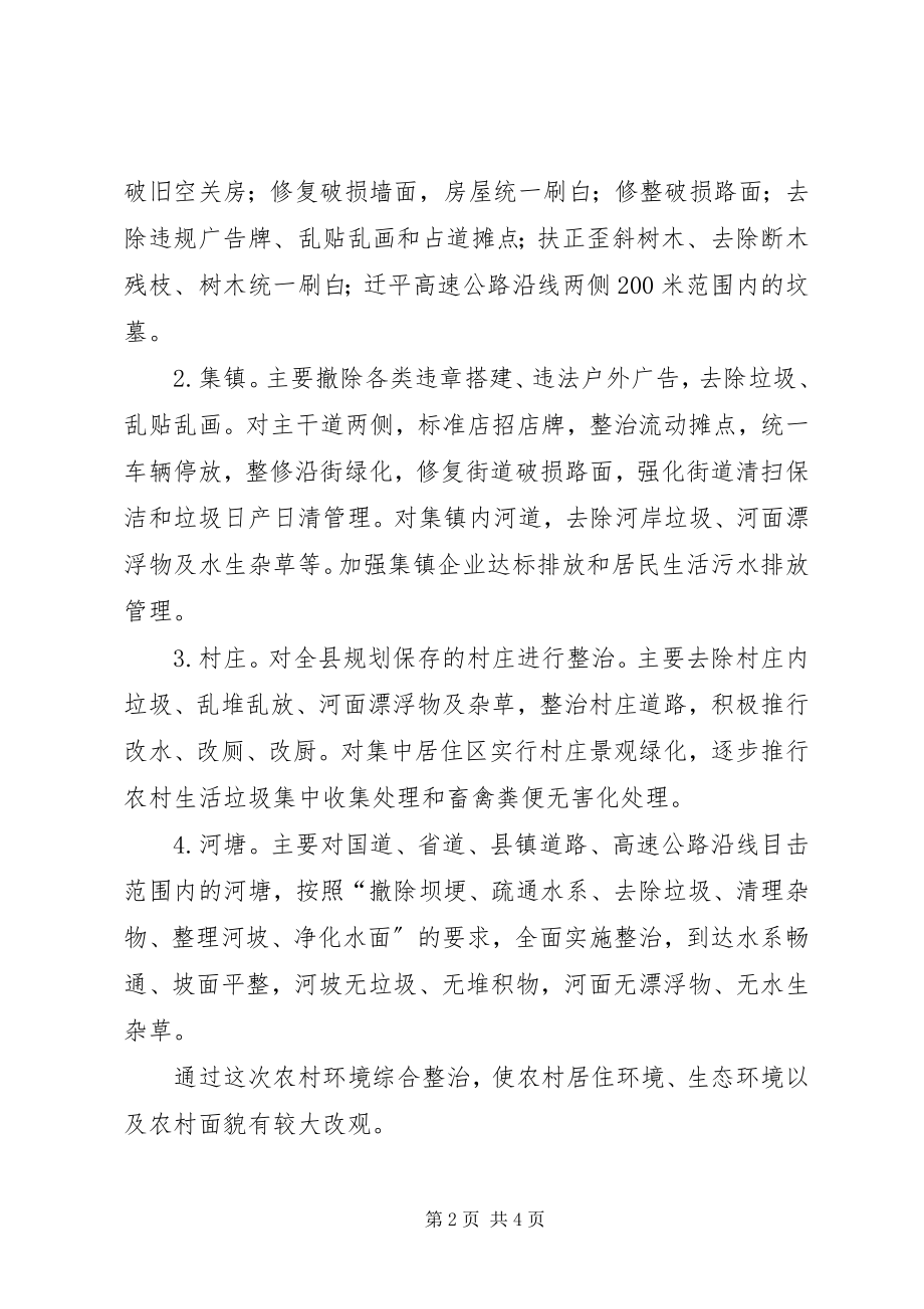 2023年农村环境综合整治的实施方案.docx_第2页